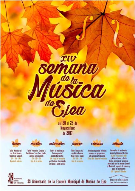 Cartel 14 Semana de la Musica